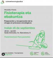 Contra el cancer Gipuzkoa: Hitzaldia