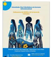 Hitzaldia: Kolonbiako Giza Eskubideen eta haurren defendatzaileak