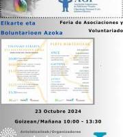 Tolosako elkarteen eta Boluntarioen Azoka