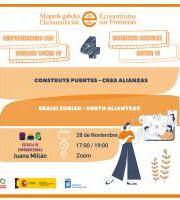 Construye puentes. Crea Alianzas >> Eraiki zubiak. Sortu aliantzak