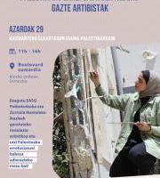 Instalazioa: Palestinako Errefuxiatuen Aldeko Gazte Artibistak