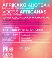 Mahaingurua: Afrikar Ahotsak Begiratu Eta Ebaluatzen Gaituzte