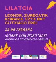 Lilaton 2025: Leonor, Zuregatik Korrika