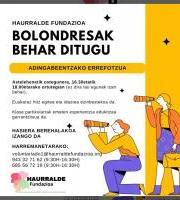Haurralde Fundazioak Bolondresak Behar Ditu