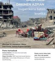 Mahai-ingurua: Gaza hondakinen azpian