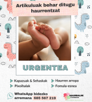 Haurrentzako artikuluak biltzeko kanpaina