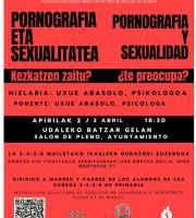 Hitzaldia: Pornografia eta sexualitatea. Kezkatzen zaitu?