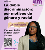 Webinarra: La doble discriminación por motivos de género y racial
