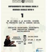 FORMAKUNTZA - Ideiatik ekintzara: Diseinatu zure proiektua Canvas sozialarekin