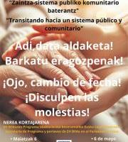 Hitzaldia: Zaintza-sistema publiko komunitario baterantz