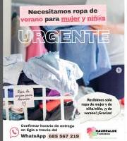 Udako arropa behar dugu emakume eta haurrentzat (neska eta mutilentzat)