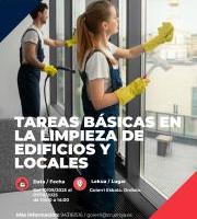 Ikastaroa: Eraikinak eta lokalak garbitzeko oinarrizko zereginak