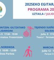 AGADELPRISEren Uztaileko Egitaraua