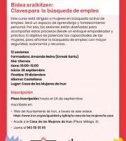 Tailerra: Bidea Eraikitzen: Enplegua bilatzeko gakoak