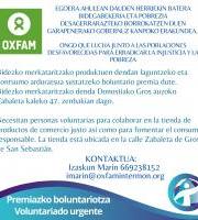 Oxfamen Premiazko Boluntariotza