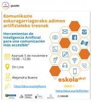 Formazioa: Komunikazio Eskuragarriagorako Adimen Artifizialeko Tresnak