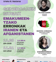 Ikastaroa: Genero Mugak – Emakumeentzako Erronkak Iranen eta Afganistanen