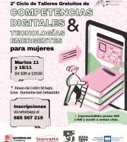 Tailerrak: Emakumeentzako Trebetasun Digitalak eta Teknologia Berritzaileak