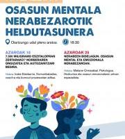 Hitzaldia: Osasun mentala nerabezaroatik heldutasunera