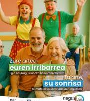 Plataforma Digitala: Zure artea, euren irribarrea. Egin bat Nagusilaneko boluntzariotzarekin