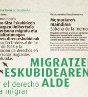 Migratzeko giza eskubide unibertsala aldarrikatzeko astea