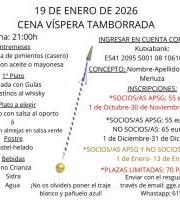 Gipuzkoako Pertsona Gorren elkartearen Danborrada Afaria