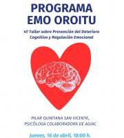 EMO OROITU TAILERRA: NARRIADURA KOGNITIBOAREN PREBENTZIOA ETA ERREGULAZIO EMOZIONALA