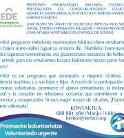EDE Fundazioan Premiazko boluntariotza