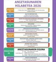Aniztasunaren Hilabetea 2026