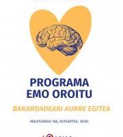 Psikologia Tailerra: EMO-Oroitu Programa