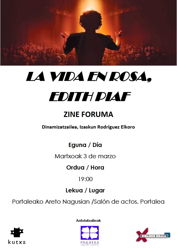 La vida en rosa, Edith Piaf portada
