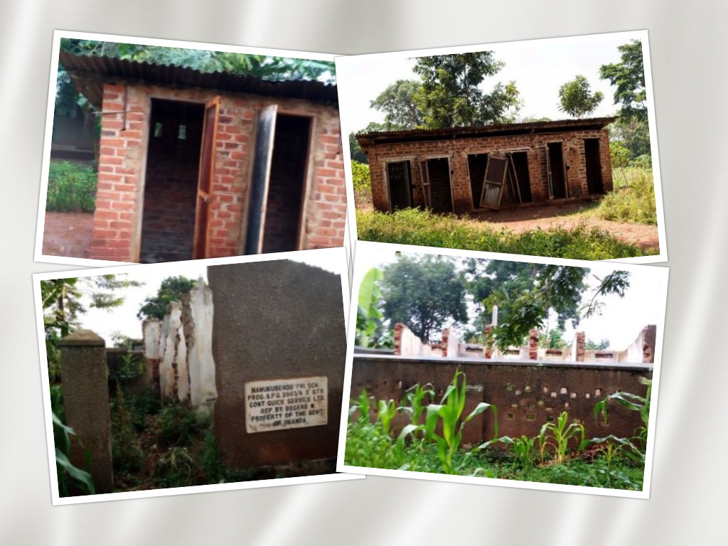 Letrinas Namukubembe antes