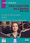 Cartel Una cuestión de género octobre 2020