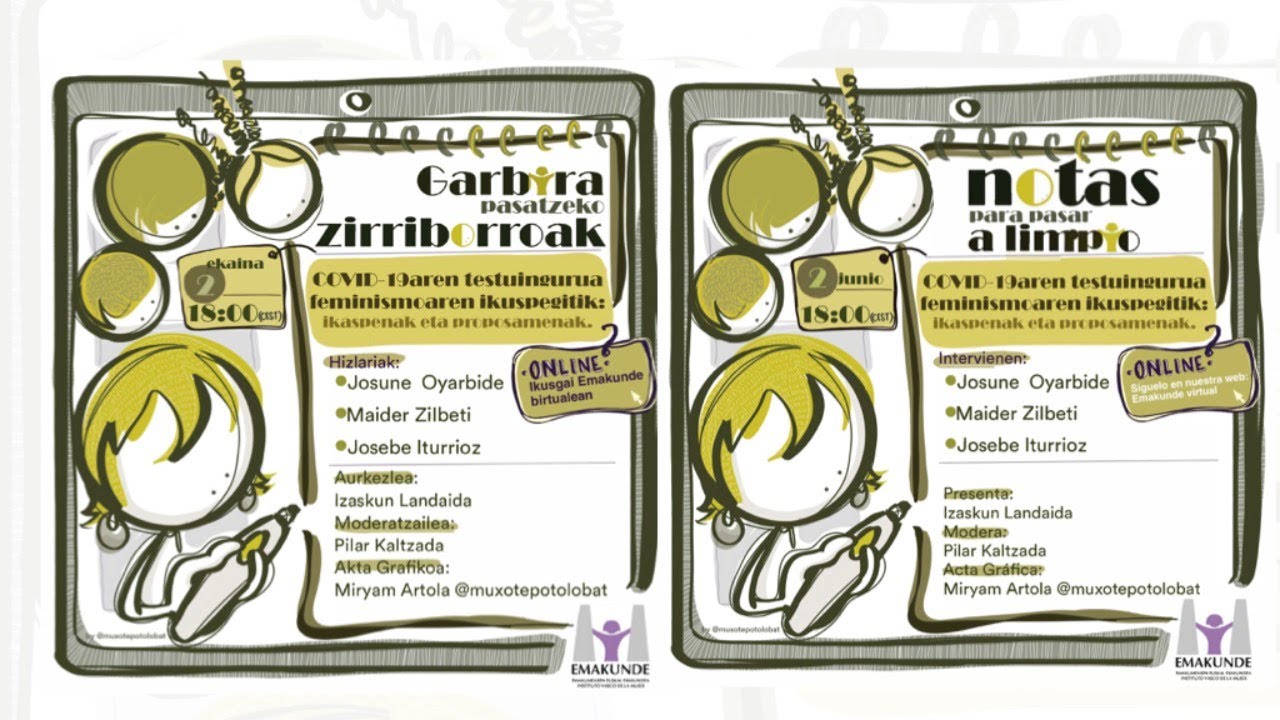 COVID-19aren testuingurua feminimoaren ikuspegitik: ikaspenak eta proposamenak.