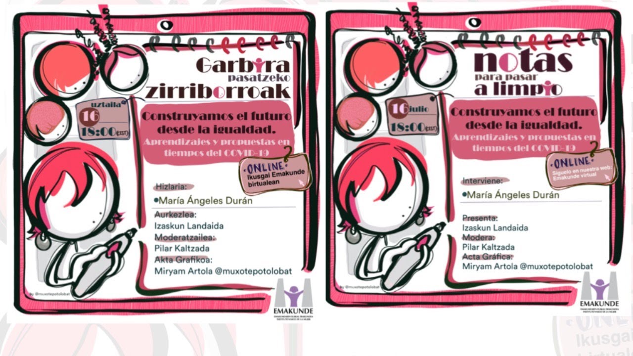 Construyamos el futuro desde la igualdad. Aprendizajes y propuestas en tiempos del COVID-19.