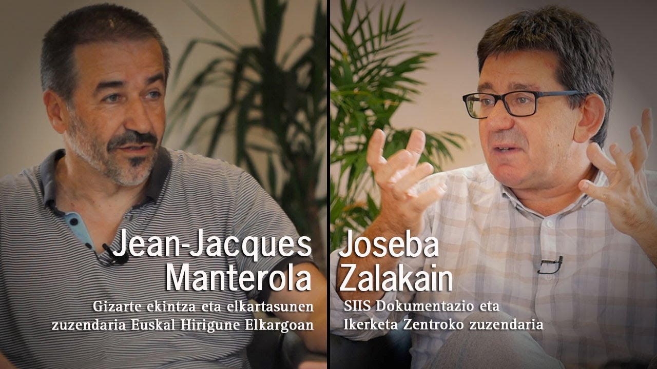 Eusko Ikaskuntzako Solasaldiak: Jean Jacques Manterola / Joseba Zalakain