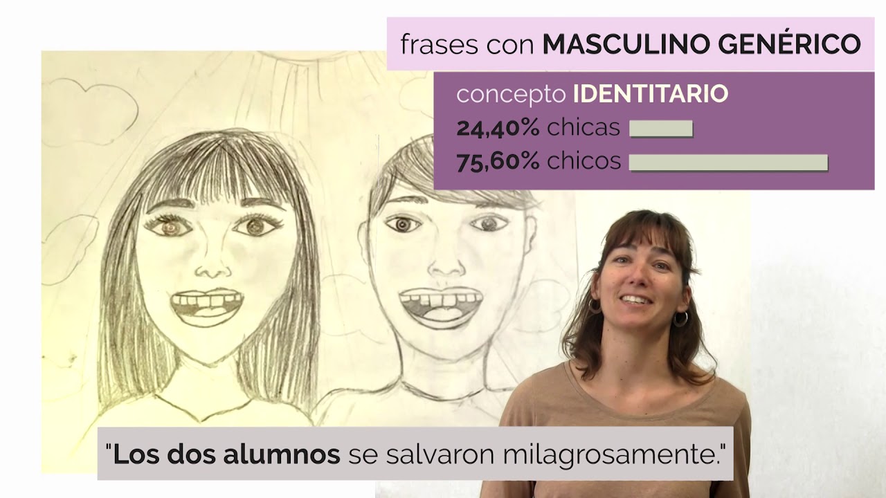 Masculino genérico: un experimento de lenguaje inclusivo con dibujos